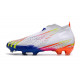 adidas Crampons Foot Predator Edge+ FG Blanc Jaune Solaire Bleu Power