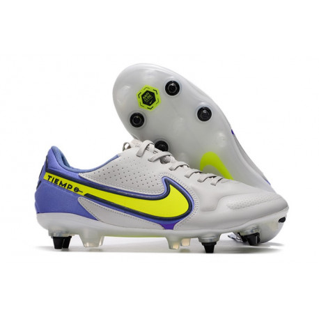 Nike Tiempo Legend 9 Elite SG-PRO Nouvel Gris Brouillard Volt Sapphire