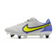 Nike Tiempo Legend 9 Elite SG-PRO Nouvel Gris Brouillard Volt Sapphire