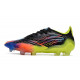 Chaussures adidas Copa Sense.1 FG Noir Cyan Vif Jaune Solaire Equipe