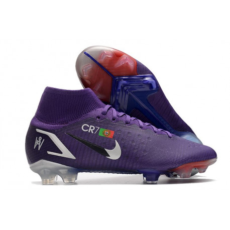 Nike Mercurial Superfly VIII Elite DF FG Ronaldo CR7 Violet