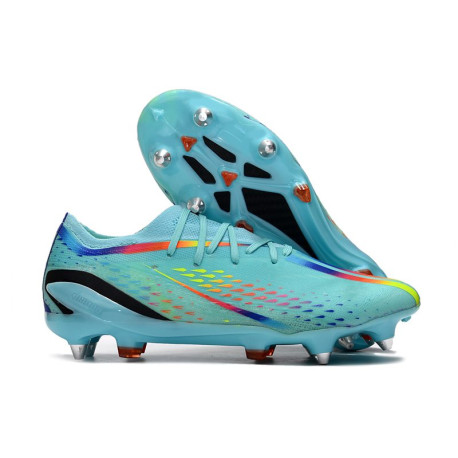 adidas X Speedportal.1 SG Neuf Al Rihla - Turquoise Rouge Bleu