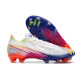 Crampon adidas Predator Edge .1 Low FG Blanc Jaune Solaire Bleu Power