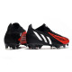 Crampon adidas Predator Edge .1 Low FG Noir Rouge Blanc