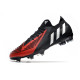 Crampon adidas Predator Edge .1 Low FG Noir Rouge Blanc