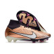 Nike Zoom Mercurial Superfly 9 Elite FG Mbappe Cuivre Métallique