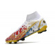 Nike Mercurial Superfly VIII Elite DF FG Ronaldo Blanc Rouge Or
