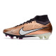 Nike Zoom Mercurial Superfly 9 Elite FG Mbappe Cuivre Métallique