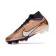 Nike Zoom Mercurial Superfly 9 Elite FG Mbappe Cuivre Métallique