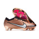 Crampon Nike Zoom Mercurial Vapor 15 Elite FG Mbappe Cuivre Métallique
