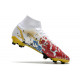 Nike Mercurial Superfly VIII Elite DF FG Ronaldo Blanc Rouge Or
