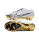 Crampons Nike Zoom Mercurial Vapor 15 Elite FG Blanc Or Noir