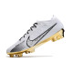 Crampons Nike Zoom Mercurial Vapor 15 Elite FG Blanc Or Noir