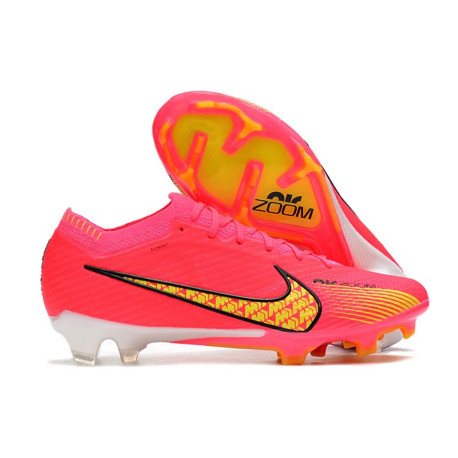 Crampons Nike Zoom Mercurial Vapor 15 Elite FG Rose Jaune