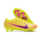 Crampons Nike Zoom Mercurial Vapor 15 Elite FG Jaune Rose