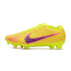 Crampons Nike Zoom Mercurial Vapor 15 Elite FG Jaune Rose