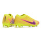 Crampons Nike Zoom Mercurial Vapor 15 Elite FG Jaune Rose