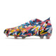 adidas Predator Edge .1 FG Geometric Bleu Equipe Jaune Rouge Solaire