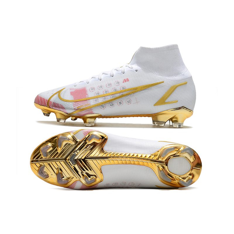 crampons-nike-mercurial-superfly-8-elite-df-fg-blanc-rose-or