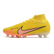 Nike Zoom Mercurial Superfly 9 Elite AG  Lucent - Jaune Crépuscule
