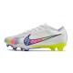 Nike Zoom Mercurial Vapor XV Elite FG Blanc Rose Bleu