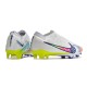 Nike Zoom Mercurial Vapor XV Elite FG Blanc Rose Bleu