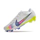 Nike Zoom Mercurial Vapor XV Elite FG Blanc Rose Bleu