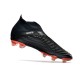 adidas Crampons Foot Predator Edge+ FG Noir Blanc Rouge