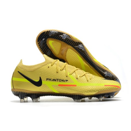 Chaussures De Football Nike Phantom Gt2 Élite Fg Jaune