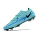 Chaussures De Football Nike Phantom Gt2 Élite Fg Bleu