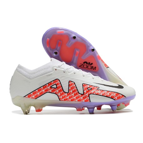 Nike Air Zoom Mercurial Vapor 15 Elite SG Blanc Noir Rouge