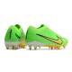 Nike Air Zoom Mercurial Vapor 15 Elite SG Vert Jaune