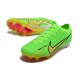 Nike Air Zoom Mercurial Vapor 15 Elite SG Vert Jaune