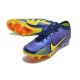 Nike Air Zoom Mercurial Vapor 15 Elite SG Violet Jaune