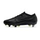 Nike Air Zoom Mercurial Vapor 15 Elite SG Shadow - Noir Gris Blanc Jaune Fluo