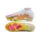 Nike Zoom Mercurial Superfly 9 Elite FG Blanc Rose Jaune