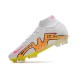 Nike Zoom Mercurial Superfly 9 Elite FG Blanc Rose Jaune