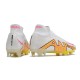 Nike Zoom Mercurial Superfly 9 Elite FG Blanc Rose Jaune