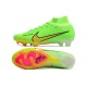 Nike Zoom Mercurial Superfly 9 Elite FG Vert Jaune