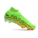 Nike Zoom Mercurial Superfly 9 Elite FG Vert Jaune