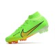 Nike Zoom Mercurial Superfly 9 Elite FG Vert Jaune