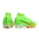 Nike Zoom Mercurial Superfly 9 Elite FG Vert Jaune