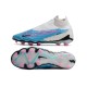 Nike Gripknit Phantom GX Elite DF FG Bleu Baltique Rose Blanc Bleu Laser