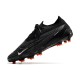 Crampon Nike Phantom GX Elite FG Noir Blanc Sommet Gris Fumée