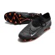 Crampon Nike Phantom GX Elite FG Noir Blanc Sommet Gris Fumée