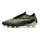 Crampon Nike Phantom GX Elite FG Noir Volt Blanc Bleu Lumière