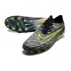 Crampon Nike Phantom GX Elite FG Noir Volt Blanc Bleu Lumière