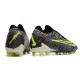 Crampon Nike Phantom GX Elite FG Noir Volt Blanc Bleu Lumière