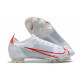 Nike Mercurial Vapor 14 Elite FG Chaussures de football Blanc Rouge