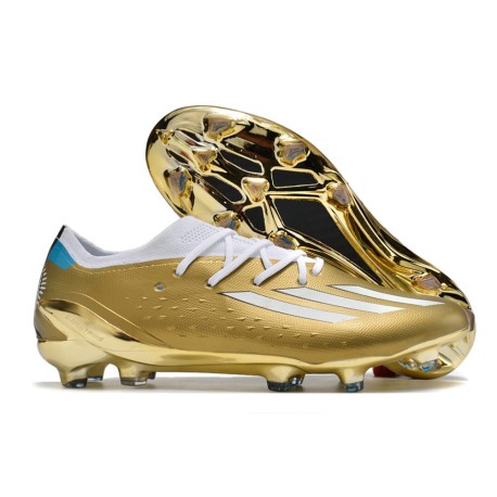 adidas X Speedportal.1 FG Neuf Or Blanc